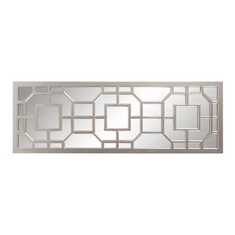 Howard Elliott Specchio Aldrich incorniciato 46.5"x15.75" Argento Antico: Stile inglese, MDF, Montaggio a parete
