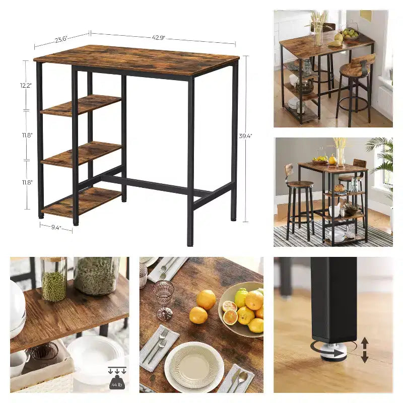 Tavolo da bar, Tavolo alto da bar, Bancone da bar, Tavolino da bar, Tavolo da bar con contenitore, Tavolo da bar da cucina, Tavolo alto da cucina, Tavoli da pub