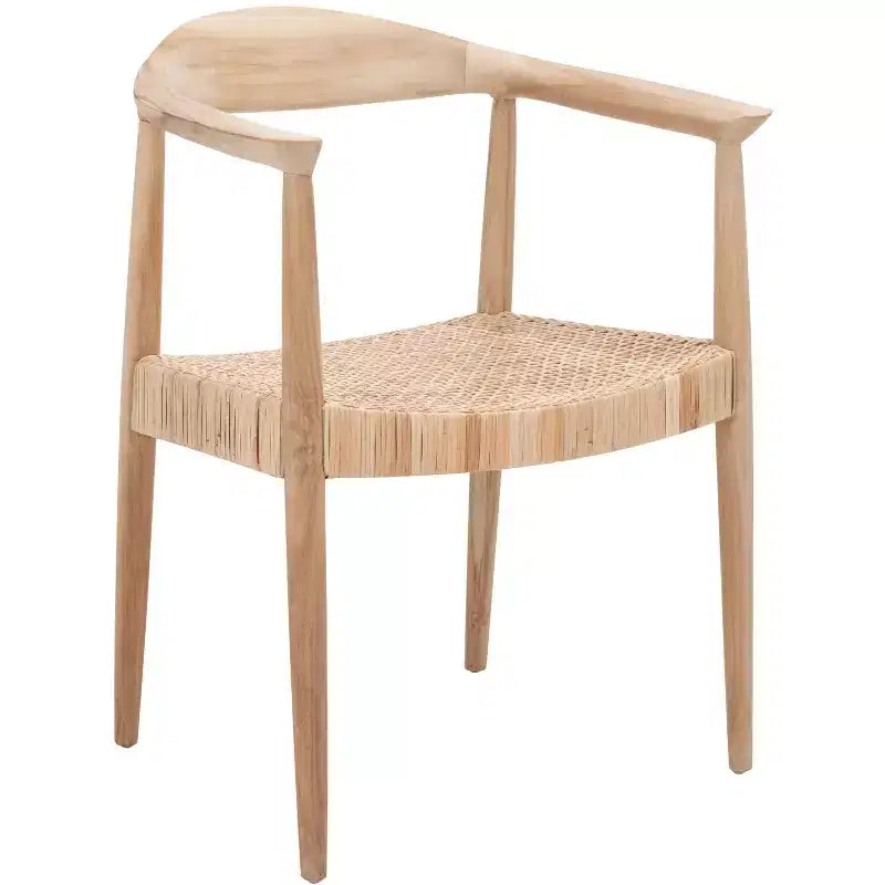 Sijo Rattan Peel Accent Chair - ACH1007A - Naturale - Safavieh
