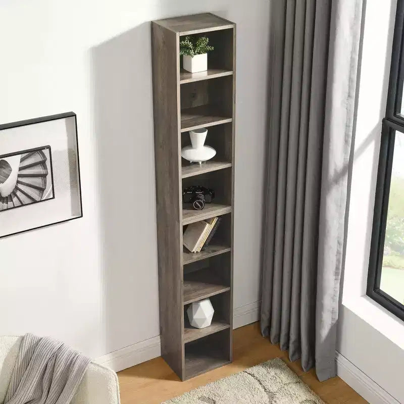 Libreria a 4 ripiani regolabili alta 180 cm – Set da 2