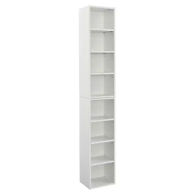 Libreria a 4 ripiani regolabili alta 180 cm – Set da 2