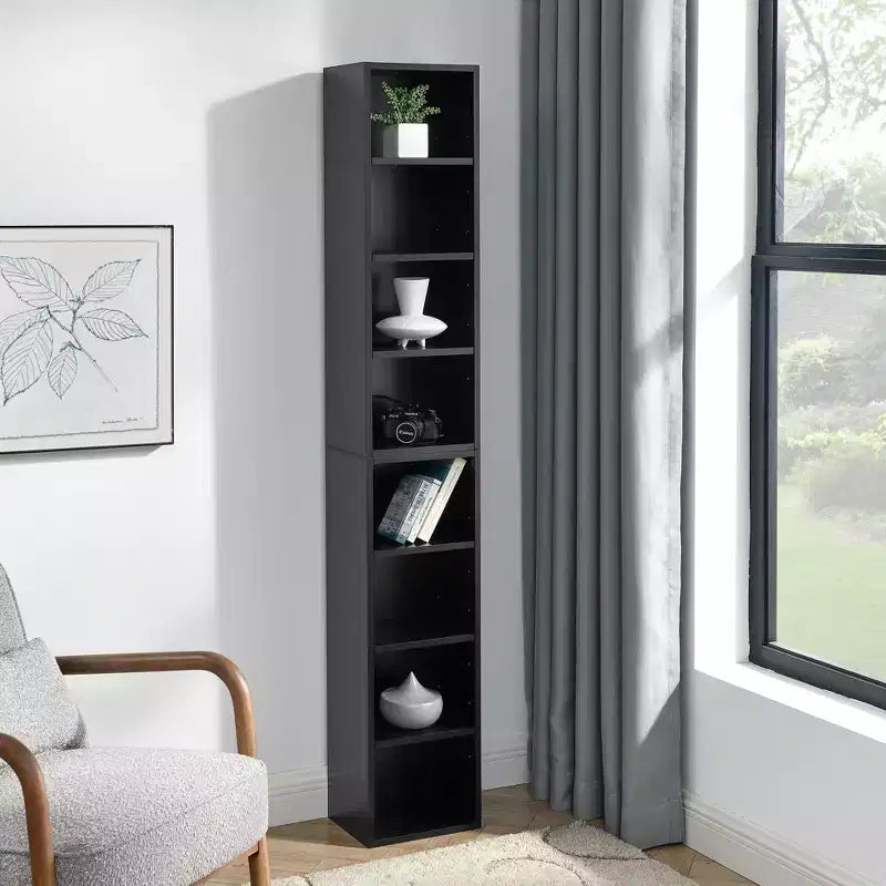 Libreria a 4 ripiani regolabili alta 180 cm – Set da 2