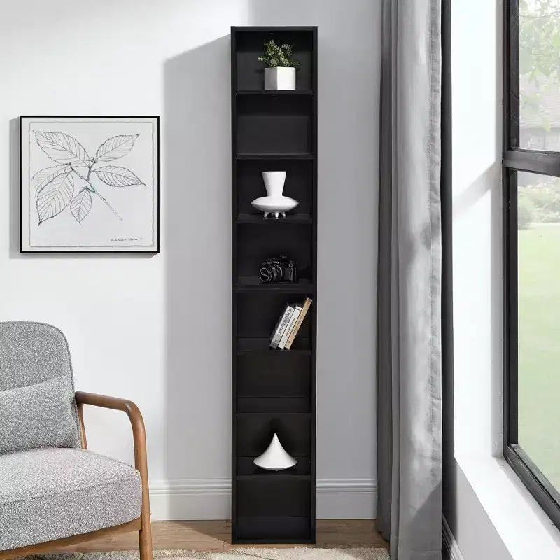 Libreria a 4 ripiani regolabili alta 180 cm – Set da 2