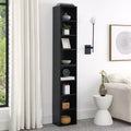AndMakers 70.9 in.Tall Wood 4-Shelf Standard Bookcase with Shelves (Set of 2)