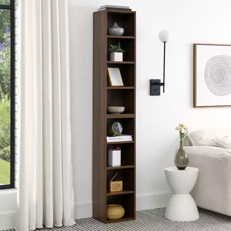 Libreria a 4 ripiani regolabili alta 180 cm – Set da 2