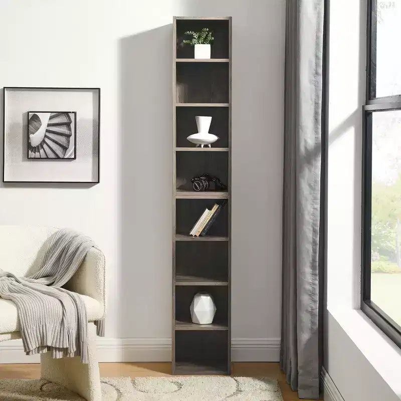 Libreria a 4 ripiani regolabili alta 180 cm – Set da 2