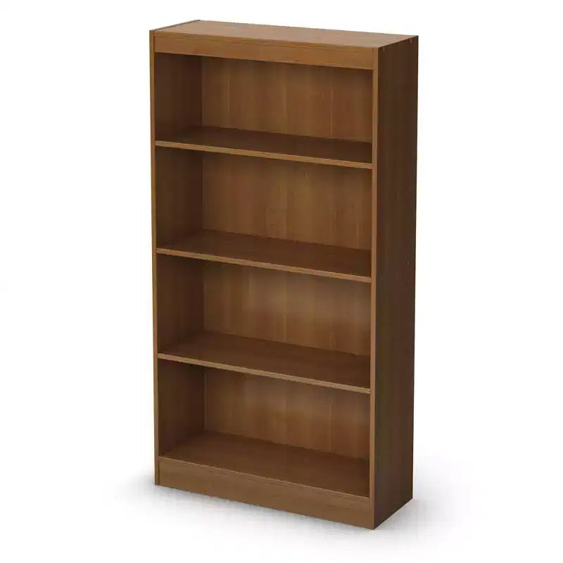 South Shore Libreria decorativa Morgan Cherry marrone da 56": scaffalatura verticale in truciolato, capacità 25 lb, altezza 56"