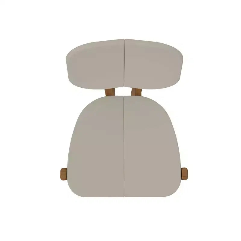 Manhattan Comfort Set di 4 Sedie da Pranzo Gales Mid-Century Modern con Gambe in Legno Massello