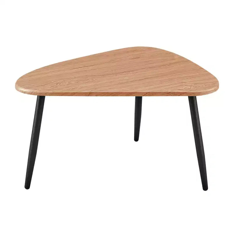 Tavolino da caffè modulare semicircular Aurora asimmetrico moderno ovale a goccia, 18,50x29,5