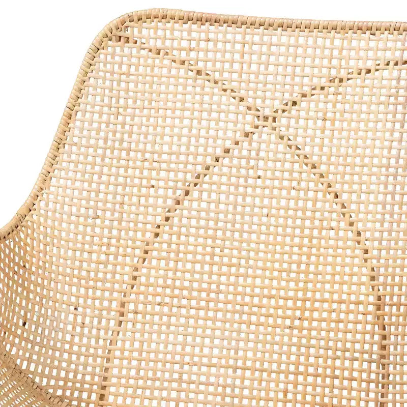 Set di 2 sedie da pranzo bali & pari Ballerina in mogano e rattan con finitura naturale marrone in stile Japandi