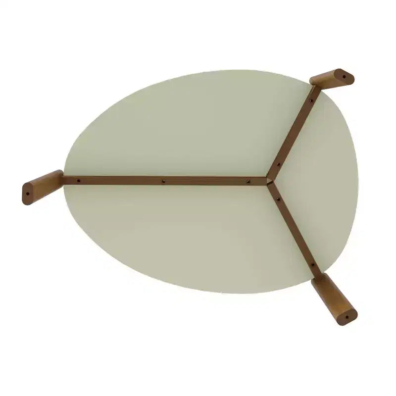 Set Comodino e Tavolino da Caffè Manhattan Comfort Gales Mid-Century Modern