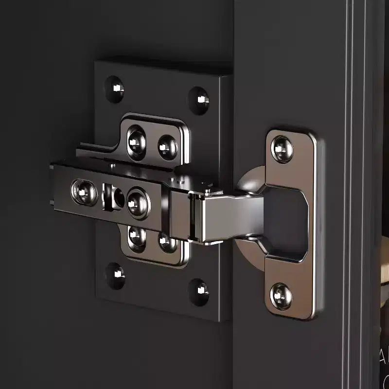 Vetrine Famapy 47,2"L con ante in vetro, armadietto dispensa in legno, colore nero