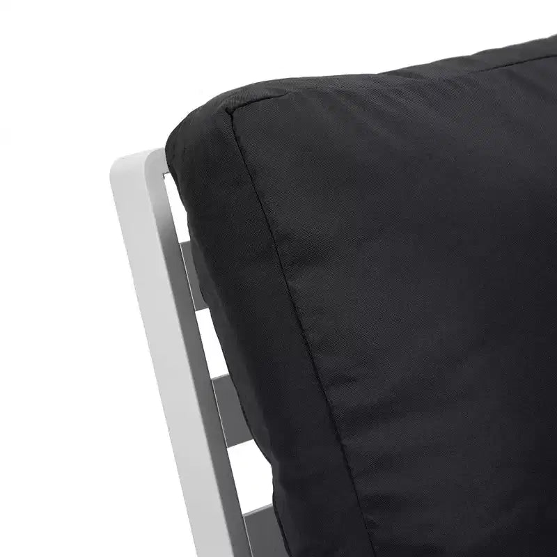 Poltrone da Esterno Moderne con Telaio in Alluminio Antiruggine e Cuscini Rimovibili – Set da 2