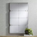 Specchio da parete curvo multi-pannello con punti dorati – 67,3 cm L x 111,7 cm H