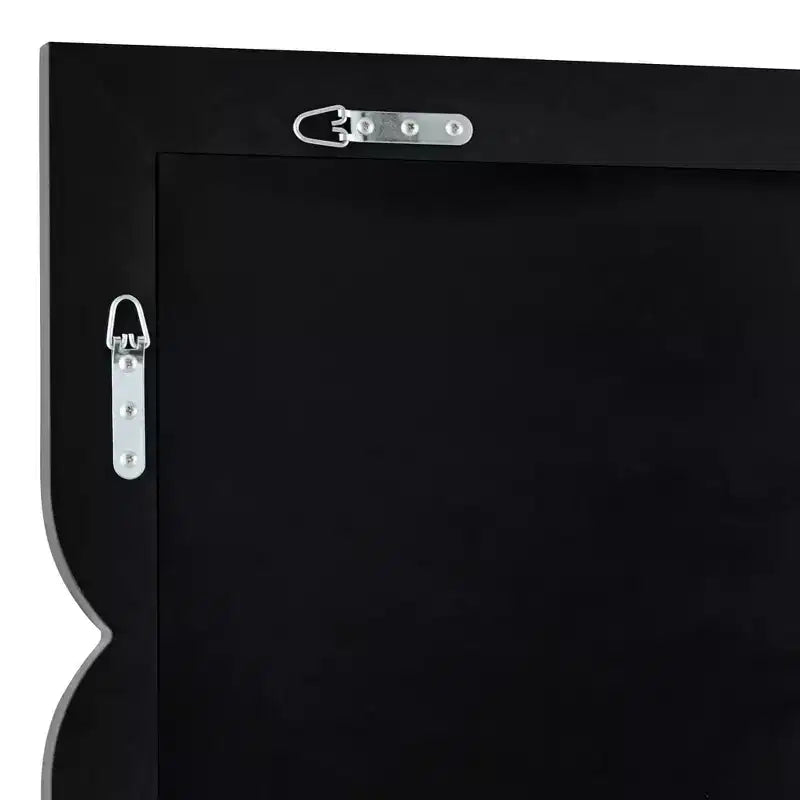 Specchio da parete curvo multi-pannello con punti dorati – 67,3 cm L x 111,7 cm H
