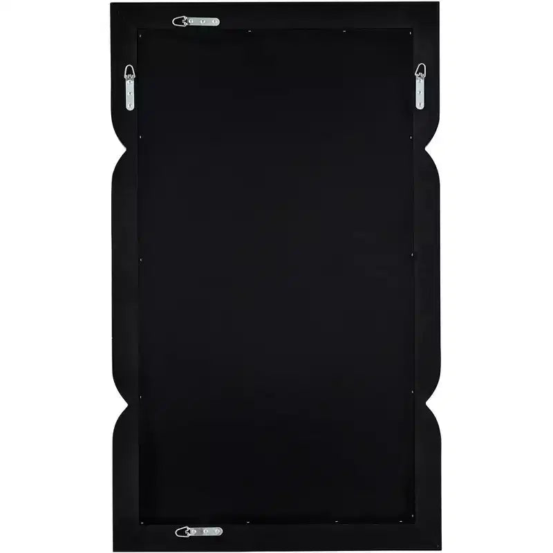 Specchio da parete curvo multi-pannello con punti dorati – 67,3 cm L x 111,7 cm H