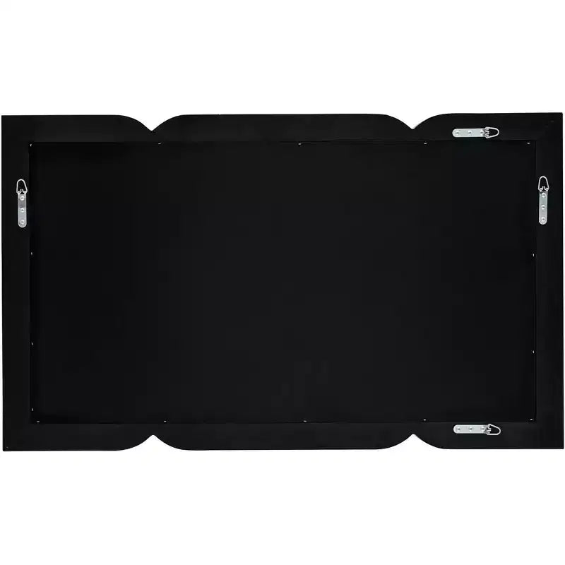 Specchio da parete curvo multi-pannello con punti dorati – 67,3 cm L x 111,7 cm H