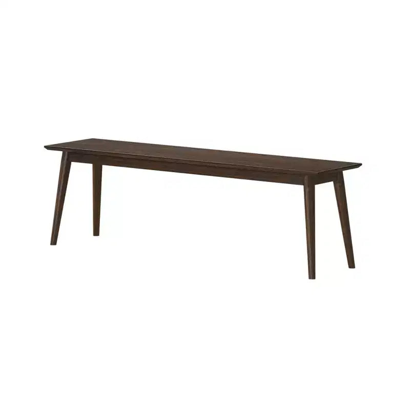 Panca da pranzo in pino massello Mid-Century Modern – 150 cm, 3 posti a sedere