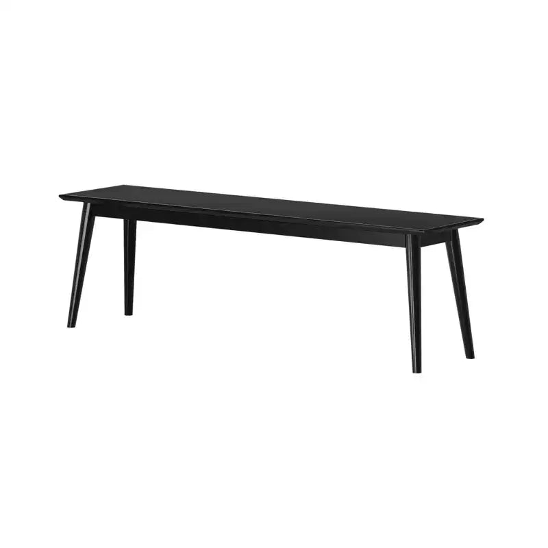 Panca da pranzo in pino massello Mid-Century Modern – 150 cm, 3 posti a sedere