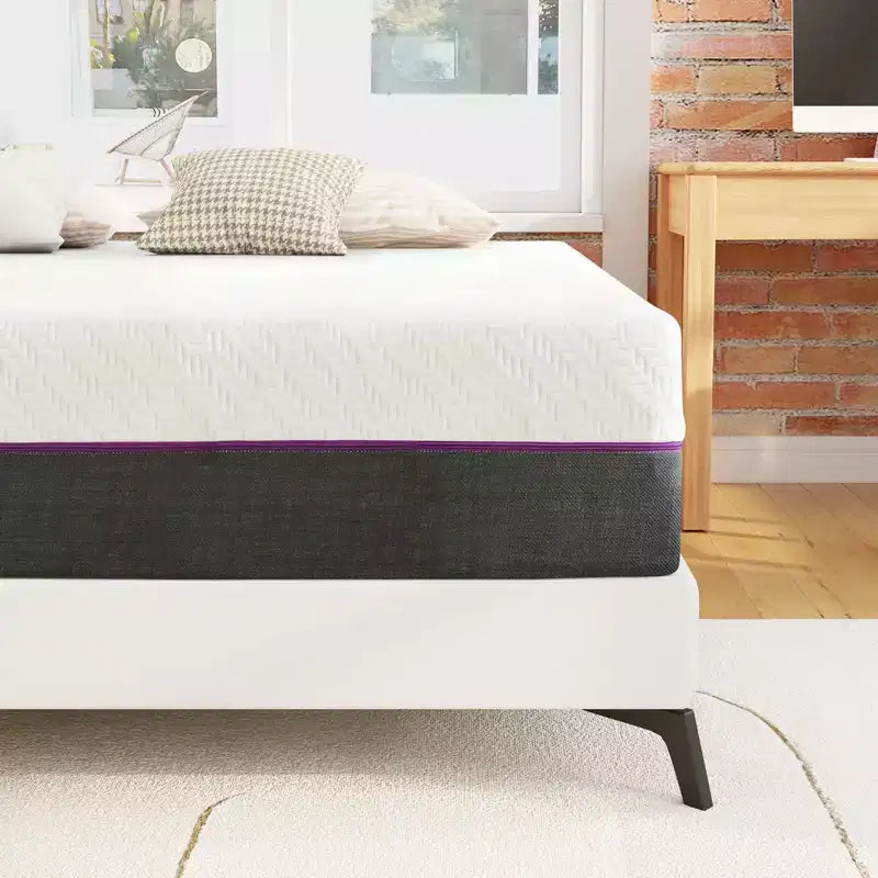 Materasso in Memory Foam da 25 cm – Sostegno Medio Rigido, Rivestimento Traspirante in Maglia
