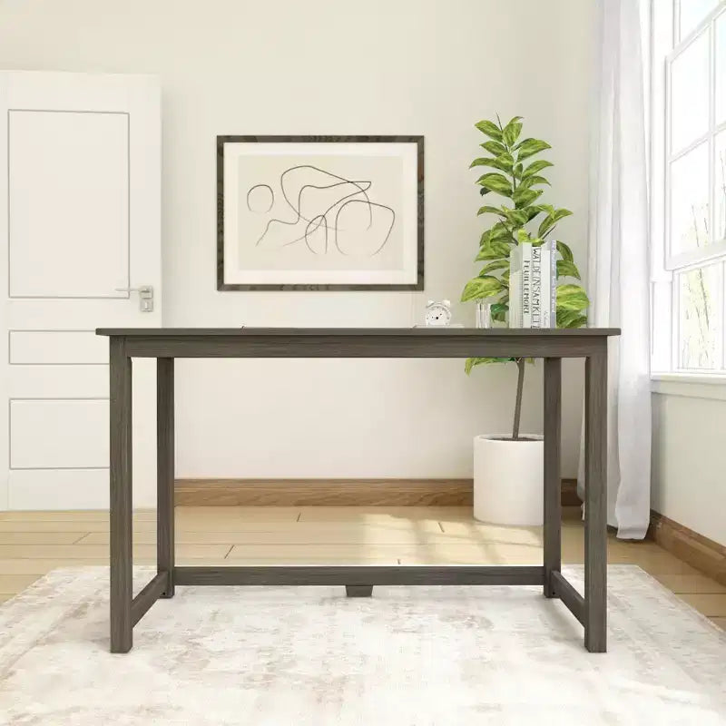 Scrivania in Legno Massello per Camera da Letto o Ufficio Domestico – 120 cm