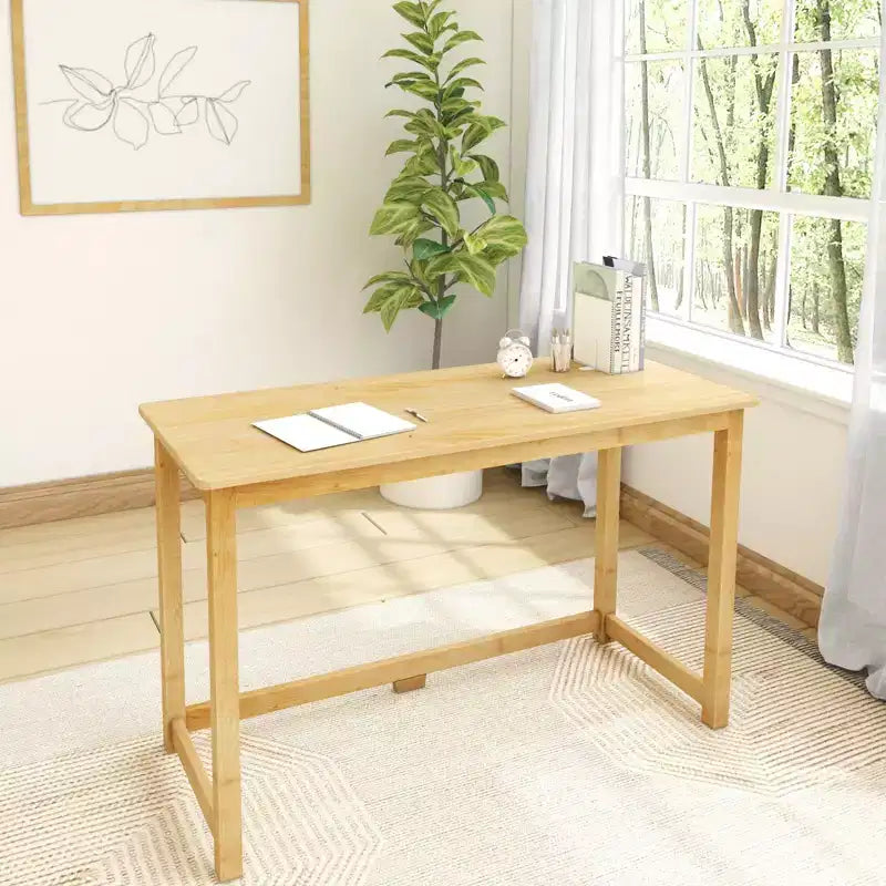 Scrivania in Legno Massello per Camera da Letto o Ufficio Domestico – 120 cm