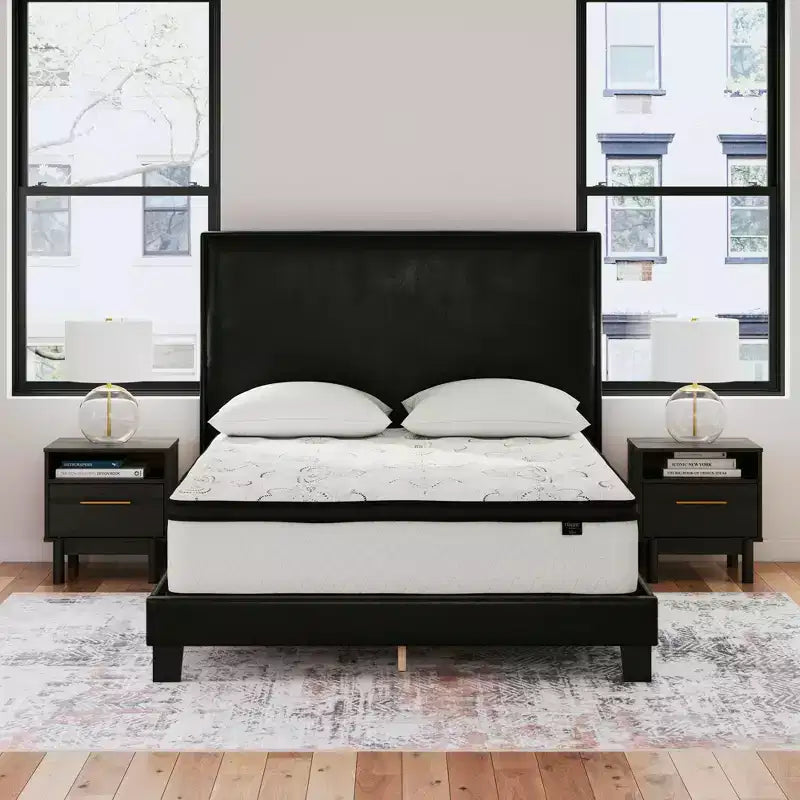 Materasso ibrido a molle insacchettate da 10 pollici con memory foam in gel rinfrescante – Rigidità media