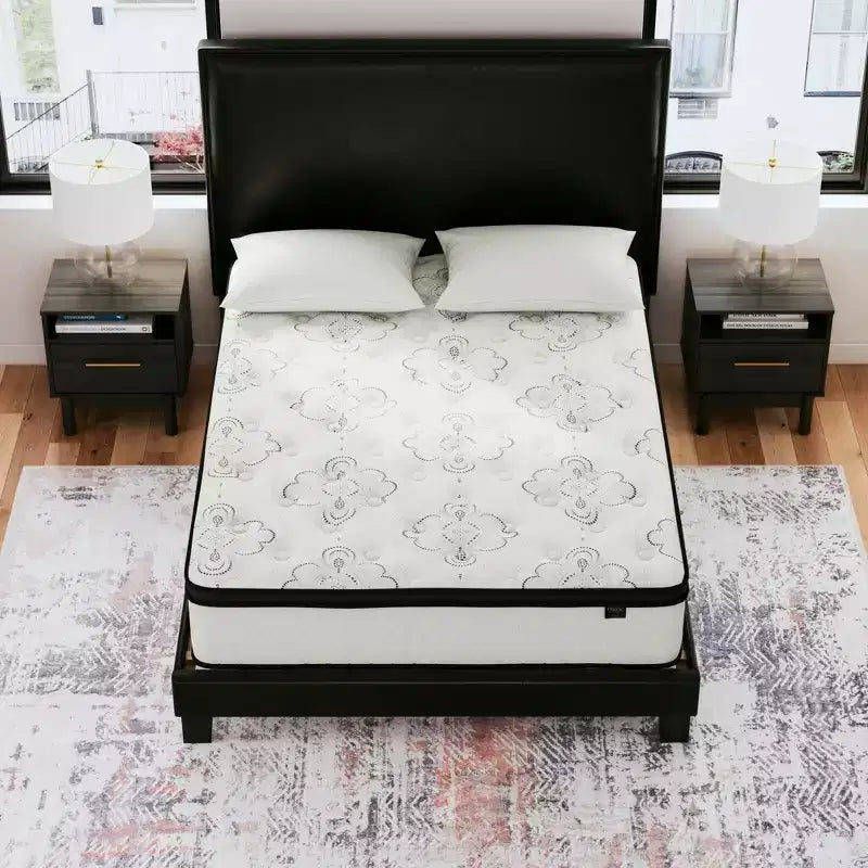 Materasso ibrido a molle insacchettate da 10 pollici con memory foam in gel rinfrescante – Rigidità media