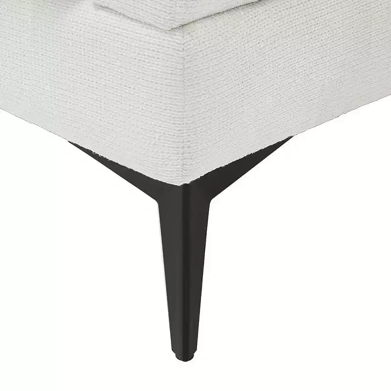 Divano componibile minimale a 3 posti con chaise longue reversibile a L – Lino