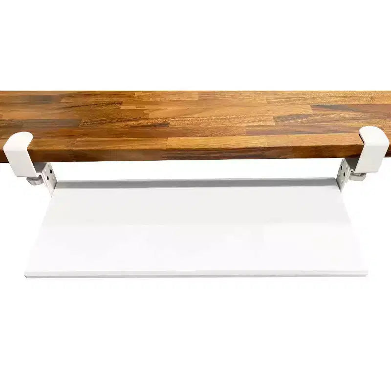 Ampio Vassoio Tastiera Retrattile Regolabile con Morsetto – Per Scrivanie con Spessore Fino a 3,8 cm